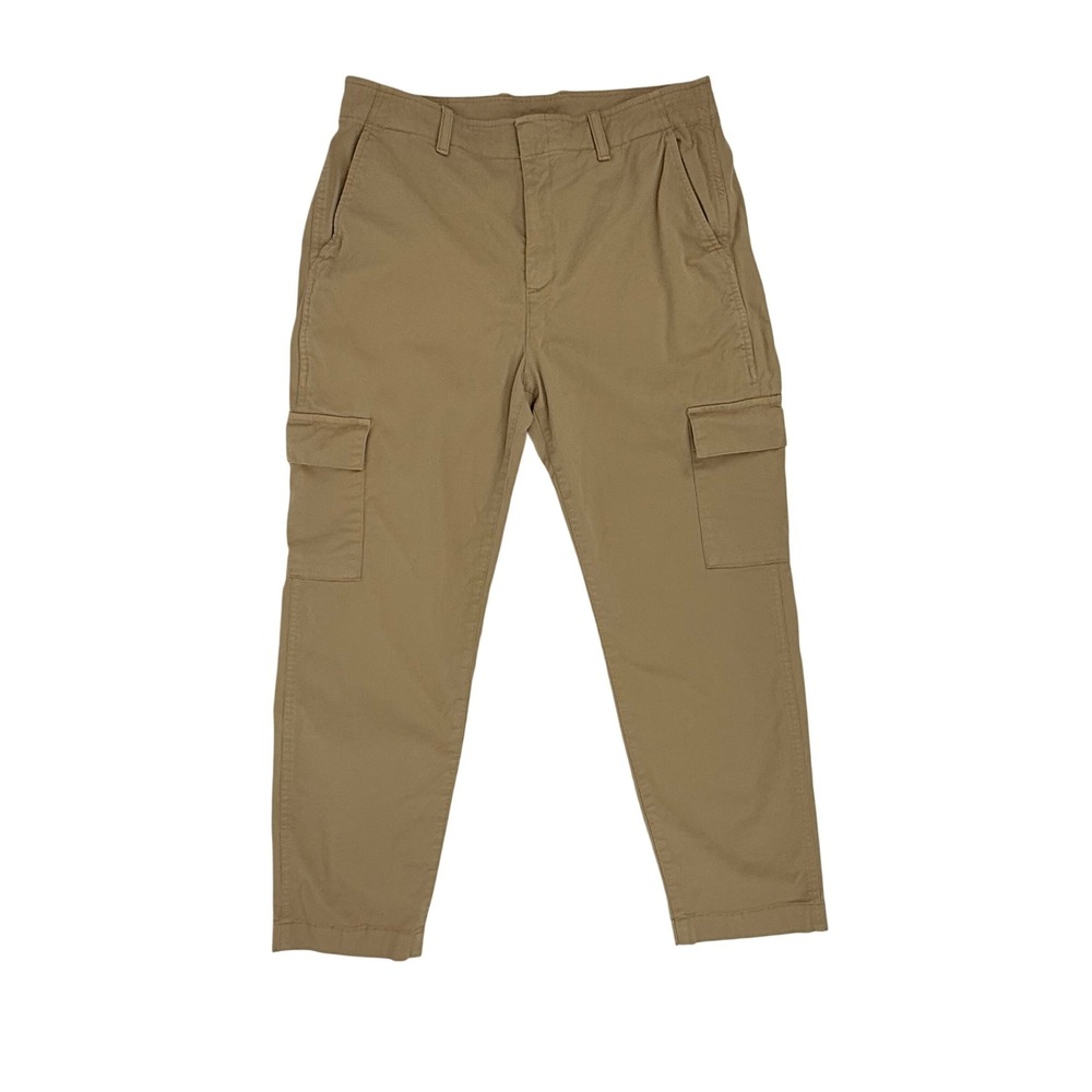 Gap Downtown Khaki Cargo Pants Womens 10 Sand Beige‎ Tapered S/728225-01